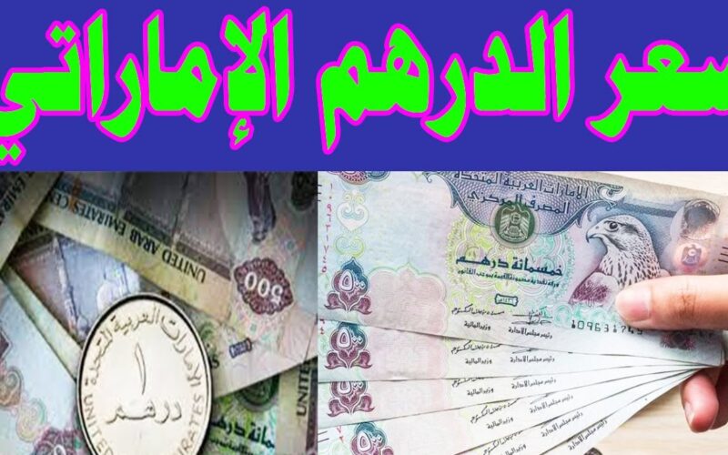 سعر الدرهم مقابل الجنيه المصري اليوم الاثنين 10-3-2025 في البنوك والسوق السوداء