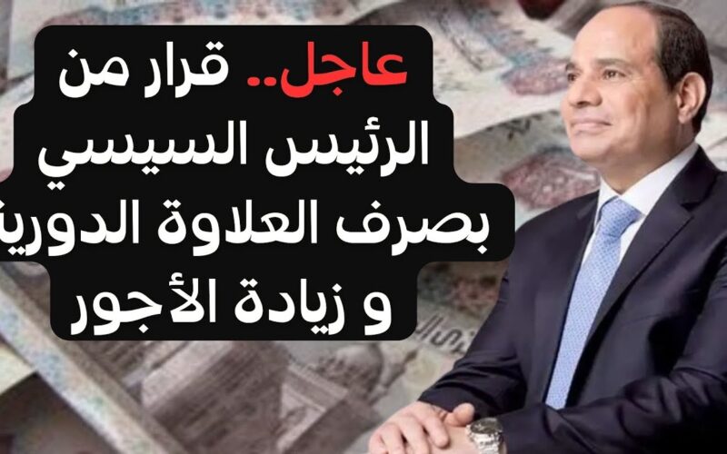العلاوة الدورية لعام 2025 وفقاً لقرار المجلس القومي للأجور