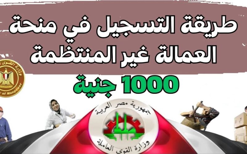 وزارة العمل توضح: شروط التسجيل في منحة العمالة غير المنتظمة 2025 ورابط التقديم عبر manpower.gov.eg
