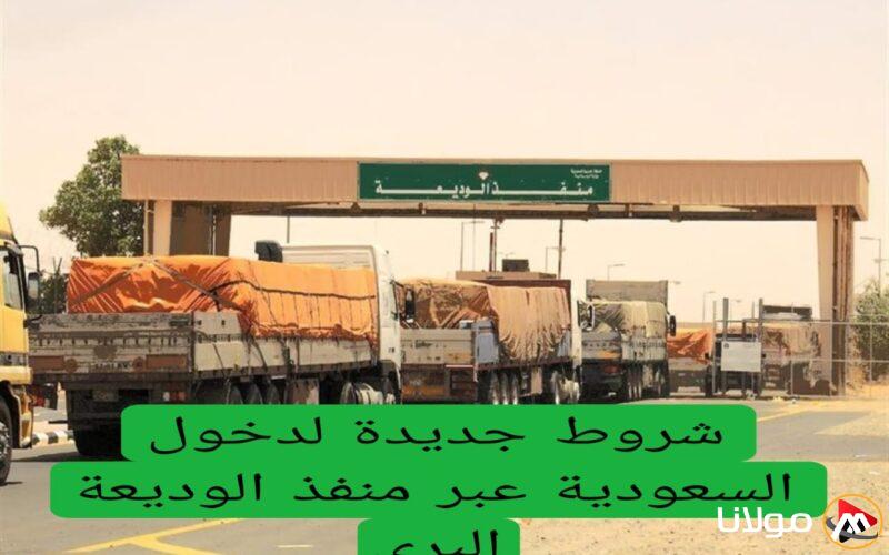 عاجل: السعودية تضع شروطاً جديدة لدخول اليمنيين عبر منفذ الوديعة البري إلى المملكة