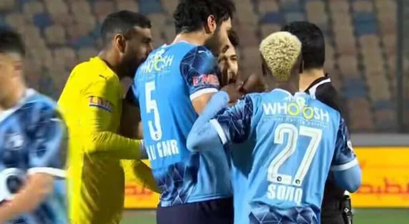الجيش الملكي يتقدم بهدف على بيراميدز في الشوط الأول من دوري أبطال أفريقيا