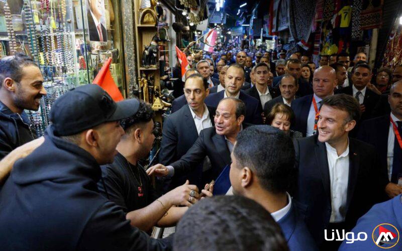 إعلان مصري فرنسي يعزز العلاقات الثنائية إلى مستوى شراكة استراتيجية.