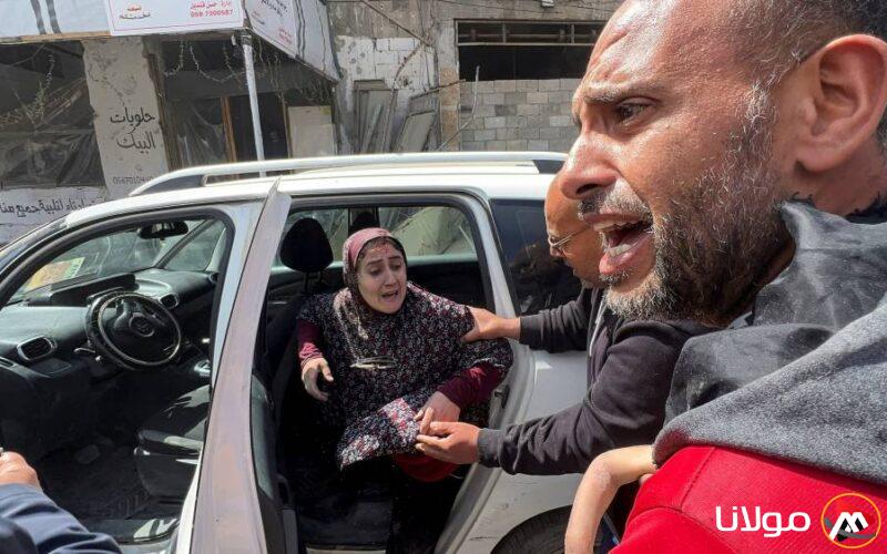 ضحايا وإصابات نتيجة غارة إسرائيلية على غزة