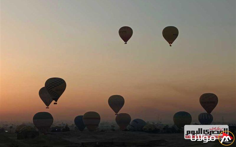 استمرار تعليق رحلات البالون الهوائي حتى يوم الثلاثاء 15 أبريل غرب مدينة الأقصر