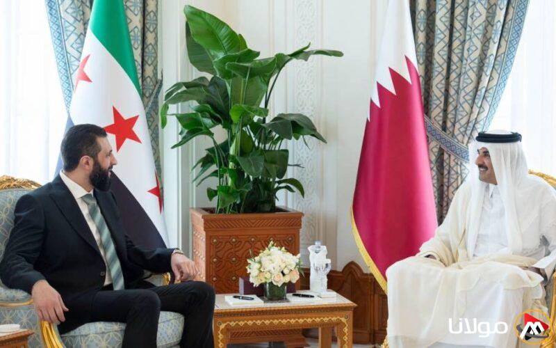 تميم والشرع يستكشفان طرق تعزيز الأمان والاستقرار في المنطقة.