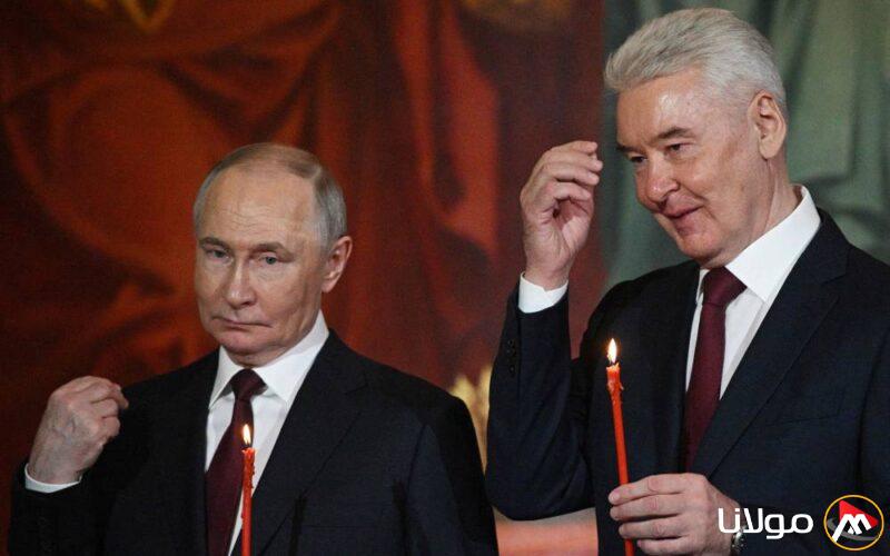بوتين participates in Easter service following announcement of ceasefire in Ukraine