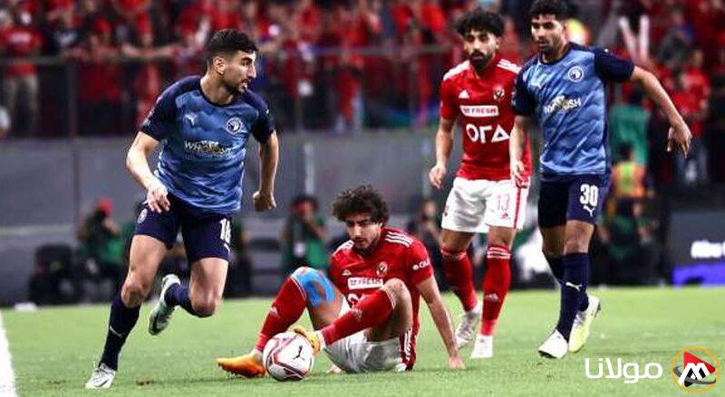 ثنائي الأهلي وخمسة لاعبين من بيراميدز في التشكيلة المثالية لنصف نهائي دوري الأبطال.
