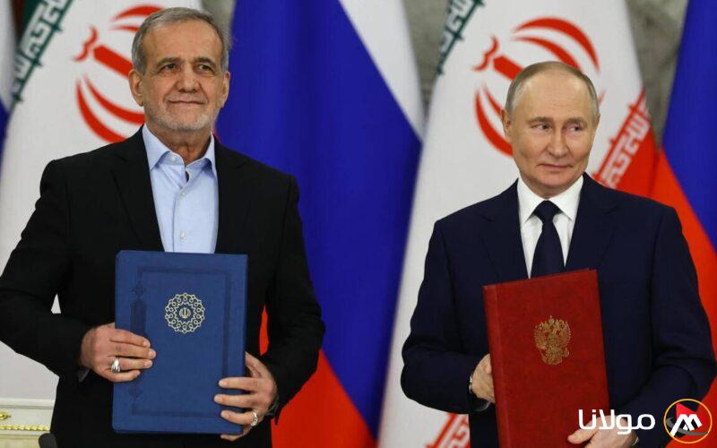 بوتين يعلن بشكل رسمي عن توقيع اتفاقية الشراكة الاستراتيجية مع إيران