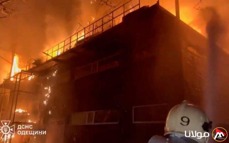 هجوم واسع الطيف بالطائرات المسيرة من روسيا على أوكرانيا