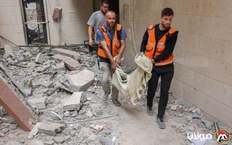 77 شخصاً قضوا في غارة إسرائيلية على غزة