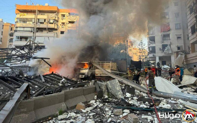 إسرائيل تواصل قصف ضاحية بيروت الجنوبية للمرة الثالثة خلال الهدنة