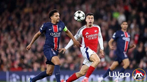 شاهد مباراة أرسنال وباريس سان جيرمان مباشرة في دوري أبطال أوروبا الآن!