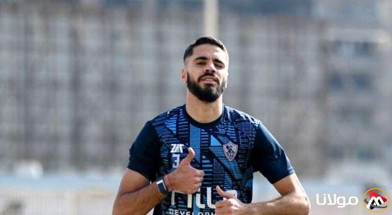 محمود بنتايج يعود من فرنسا للانضمام إلى تدريبات الزمالك