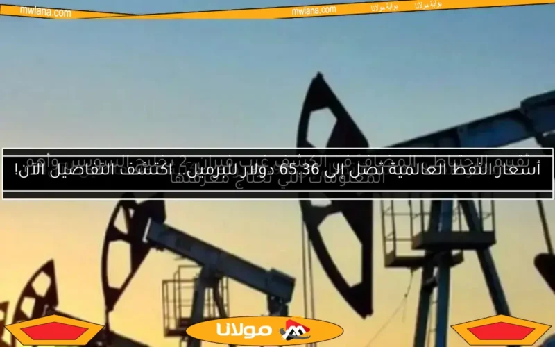 65.02 دولار للبرميل: اكتشف أسعار النفط في الأسواق العالمية