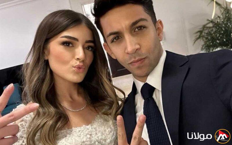 أول رد فعل من ليلى زاهر بعد زفافها على هشام جمال (فيديو)