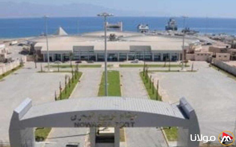 إغلاق ميناء نويبع نتيجة سوء الظروف الجوية