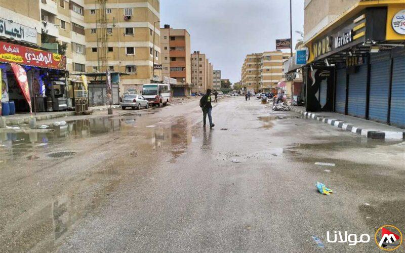أمطار خفيفة على مدن شمال سيناء