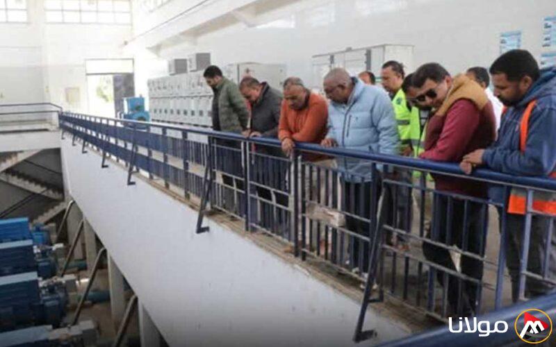انقطاع مياه الشرب لمدة 12 ساعة في قرية برطباط بمغاغة بالمنيا لأعمال الصيانة