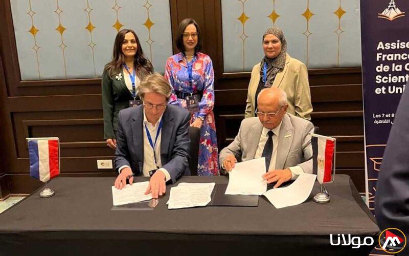 رئيس جامعة مصر للمعلوماتية: عقد شراكة مع شركتي “سيزي” و”وايزار ديجيتال” الفرنسيتين