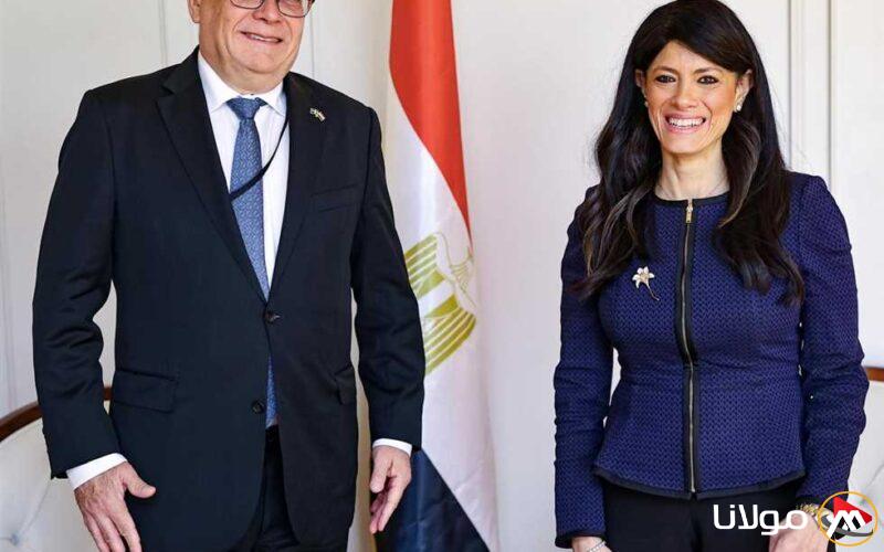 المشاط تلتقي بالسفير الجديد لمملكة السويد لبحث آفاق التعاون المشترك