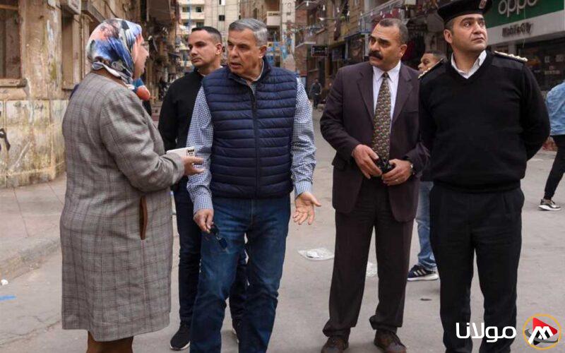 “قطع التيار الكهربائي عن المتاجر” .. إجراءات فورية من محافظ الإسكندرية بشأن شارع خالد بن الوليد (صور)