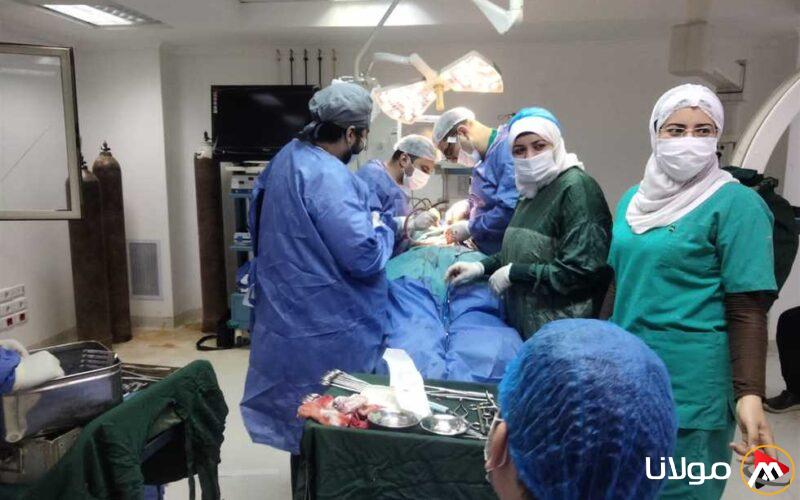 م accomplishment في المجال الطبي: نجاح أول عملية جراحية دقيقة للعمود الفقري في مستشفى زفتى العام