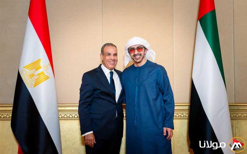 وزير الخارجية يلتقي بنظيره من الإمارات