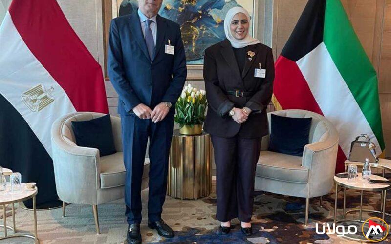 «فاروق» يناقش مع وزيرة المالية الكويتية تعزيز فرص الاستثمار في الزراعة