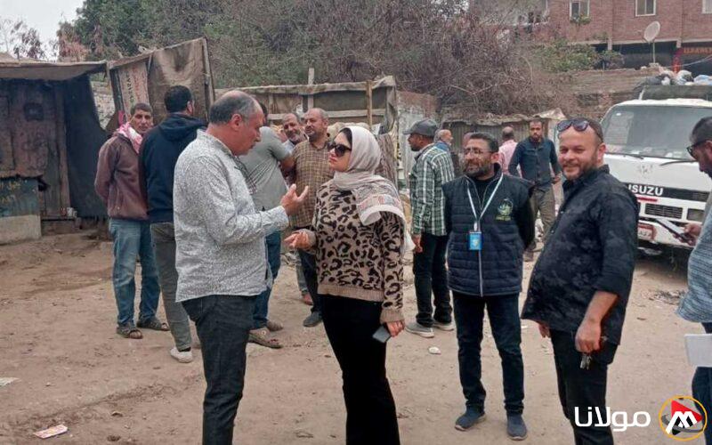 لإعادة التجديد الحضاري.. نائب محافظ القليوبية يترأس حملة لتنظيف المنطقة
