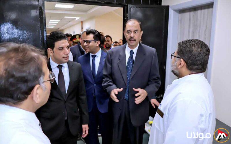 في إطار احتفالات العيد القومي، محافظ سوهاج ي inaugurates مبنى الخدمات الطبية المتقدمة في المستشفى العام.