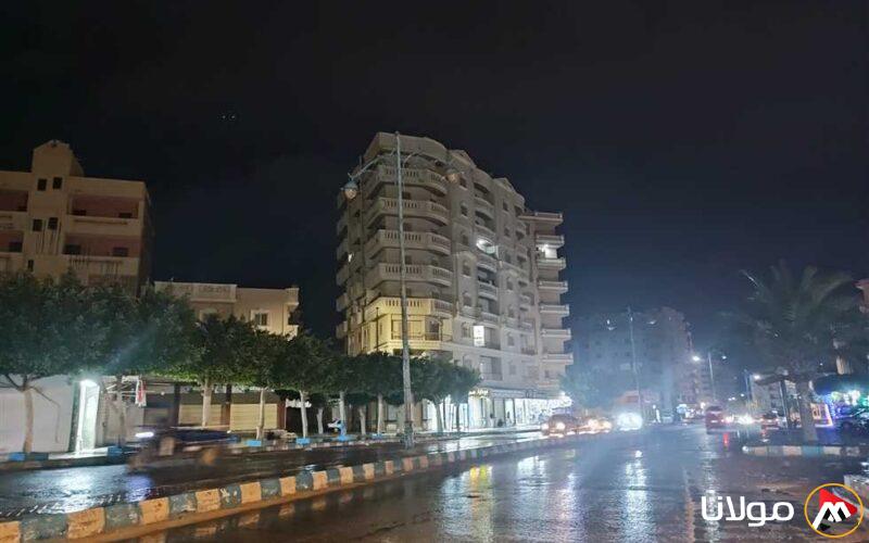 هطول أمطار غير متوقعة في مرسى مطروح مع انخفاض ملحوظ في درجات الحرارة