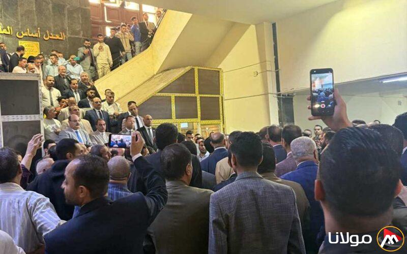 “احتجاج قوي من محامي الفيوم ضد زيادة رسوم التقاضي” (صور)