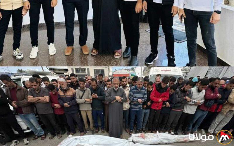 مأساة في غزة: أب يفقد أبناءه الستة ويشيع جثامينهم إثر غارة إسرائيلية (صورة)