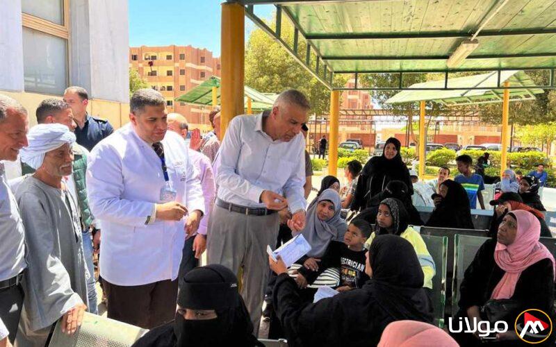 محافظ أسوان: الجهود مستمرة لتنفيذ نظام التأمين الصحي الشامل قريباً