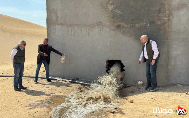 مدير مركز بحوث الصحراء يقوم بزيارة ميدانية لمشروعات التنمية الزراعية في شمال سيناء