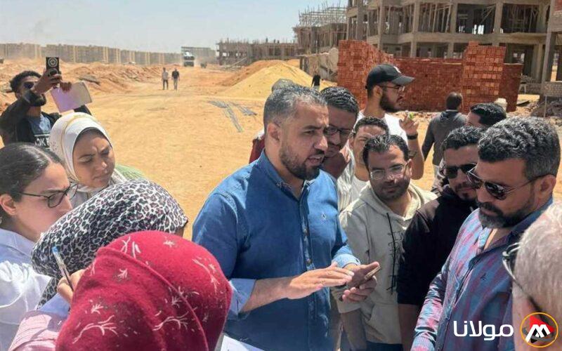 مسؤولو وزارة “الإسكان” يراقبون تقدم تنفيذ المشاريع السكنية في مدينة أكتوبر الجديدة