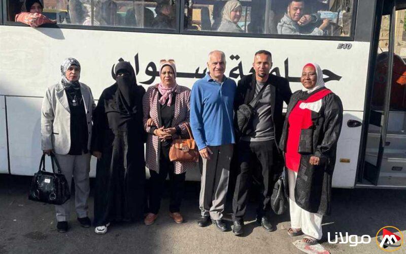 رئيس جامعة أسوان يستقبل مجموعة من ذوي الاحتياجات الخاصة