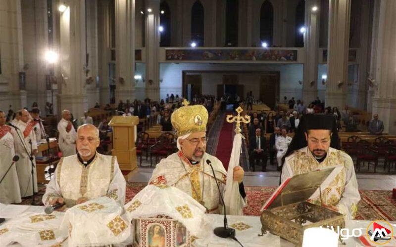 بطريرك الأقباط الكاثوليك يقود احتفال قداس عيد القيامة المبارك