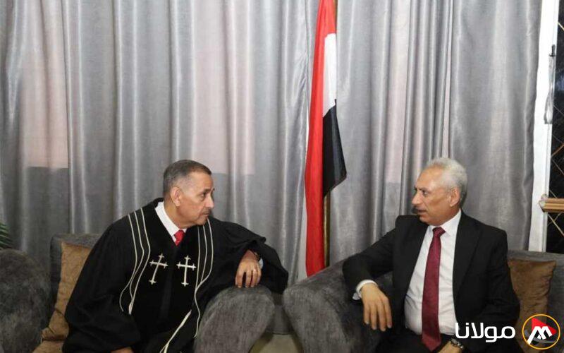 وفد من جامعة المنيا يزور المطرانيات للاحتفال بعيد القيامة المجيد