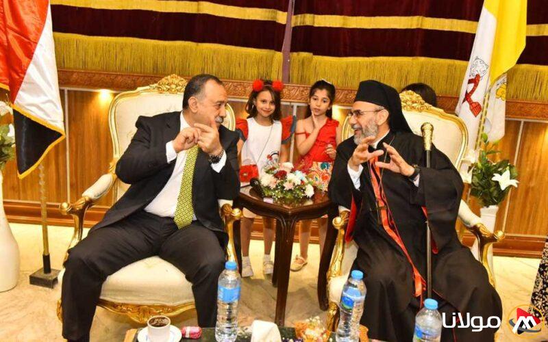 وفد من محافظة أسيوط يزور الكنائس لتقديم التهاني للأقباط بمناسبة عيد القيامة المجيد