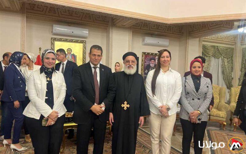 وفد من البرلمان يتفقد كنائس الأرثوذكس والكاثوليك في الإسكندرية لتهنئة بعيد الفصح المجيد (صور)