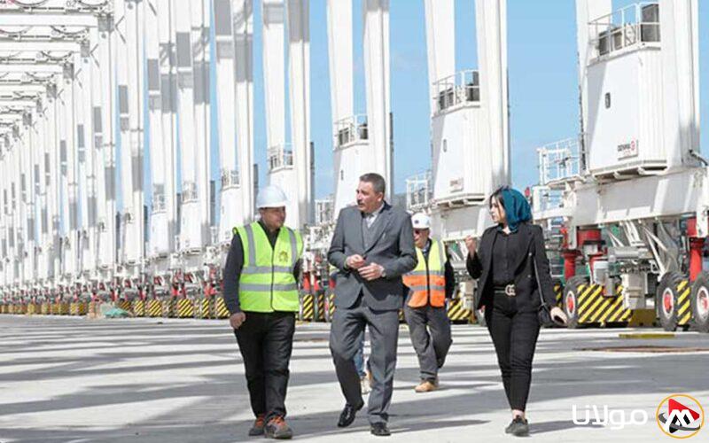 بوابة مولانا” تتابع سير الأعمال في ميناء دمياط وتزور خط “الرورو