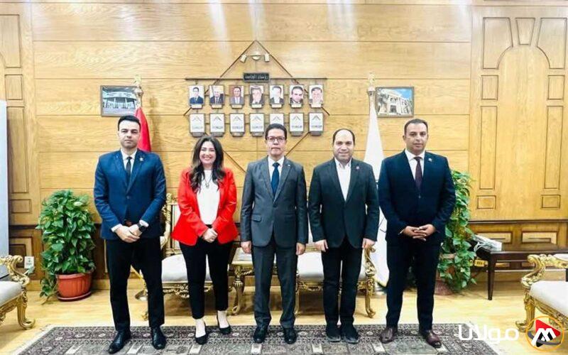 رئيس جامعة بنها يستقبل وفد تنسيقية شباب الأحزاب لتفعيل بروتوكول التعاون