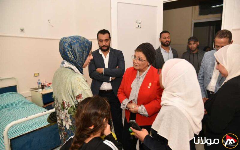 نائب وزير الصحة يقوم بزيارة مستشفى الماترنتيه في الإسكندرية