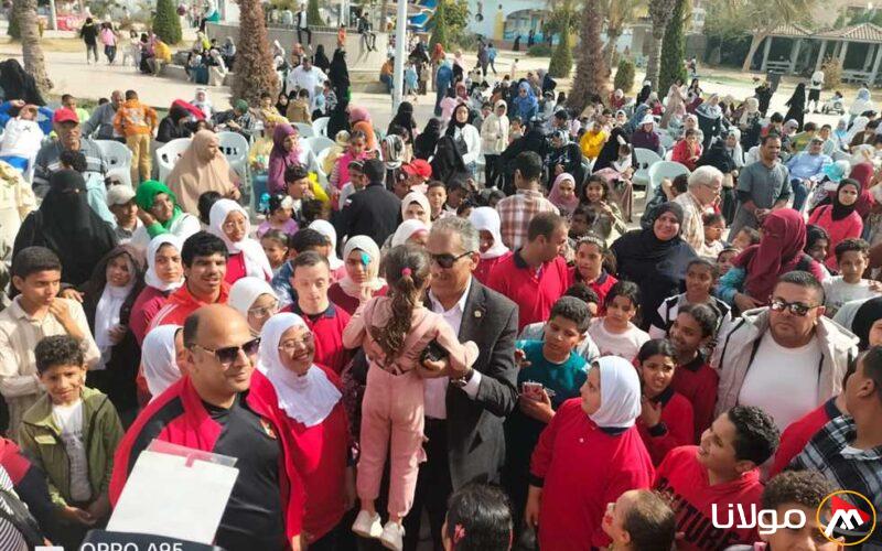 محافظة مطروح تقيم احتفالاً لـ 500 طفل بمناسبة عيد شم النسيم