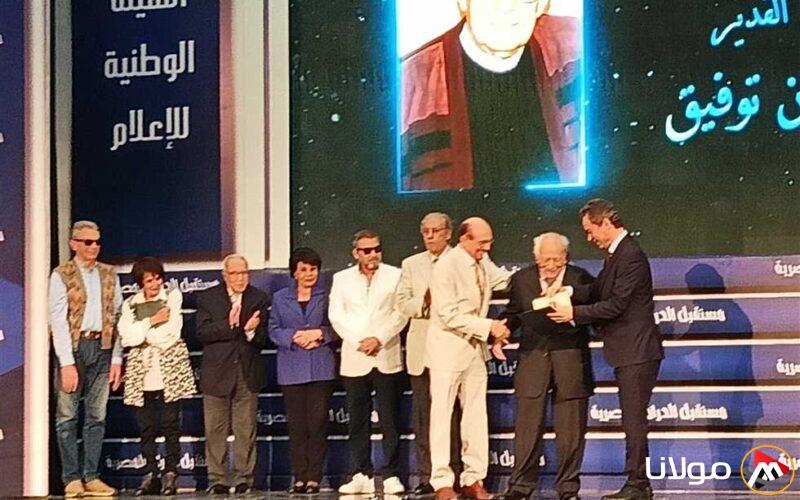 أحمد المسلماني يمنح رشوان توفيق ومحمد فاضل جائزة “وسام ماسبيرو للإبداع” تقديراً لجهودهما.
