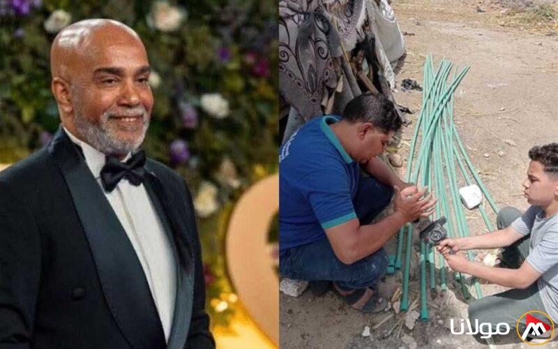 «لم يلتق به سابقًا».. وفاء عامر تكشف عن تبرع شخص بمد خط مياه صدقة لسليمان عيد