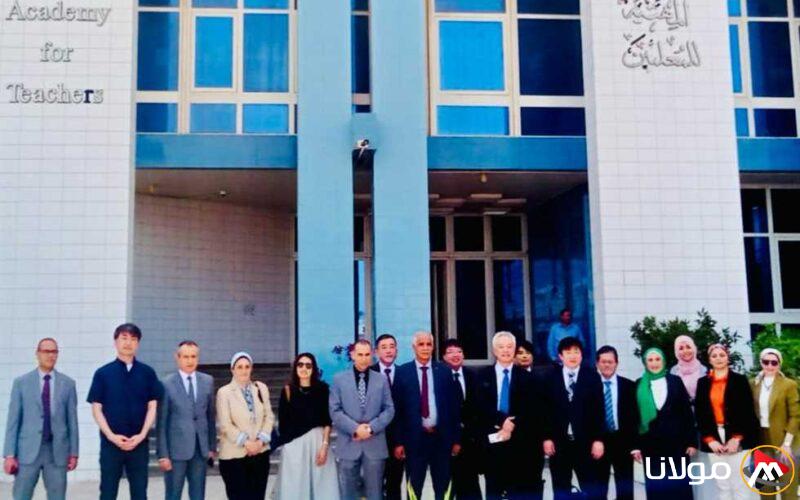 اقتراحات تعاون وتبادل خبرات: زيارة وفد مجلس التعليم من طوكيو للأكاديمية المهنية للمعلمين