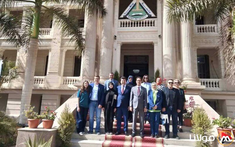 رئيس جامعة بنها يستعرض آفاق التعاون الأكاديمي والبحثي مع جامعة سكاريا التركية