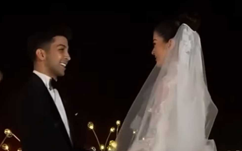 في زفافه من ليلى زاهر، هشام جمال يعدّل كلمات أغنية «اختياراتي» ويُضفي أجواءً مميزة.